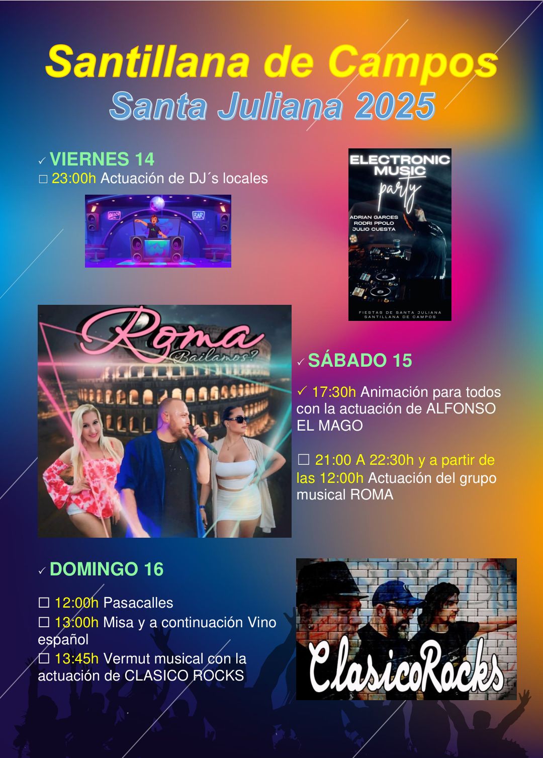 Lee más sobre el artículo Fiestas de Santa Juliana 2025. Santillana de Campos